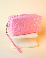 Pink Hearts Pouch Bag