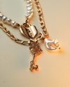 Key To My Heart Necklace - Gold