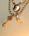 Key To My Heart Necklace - Gold