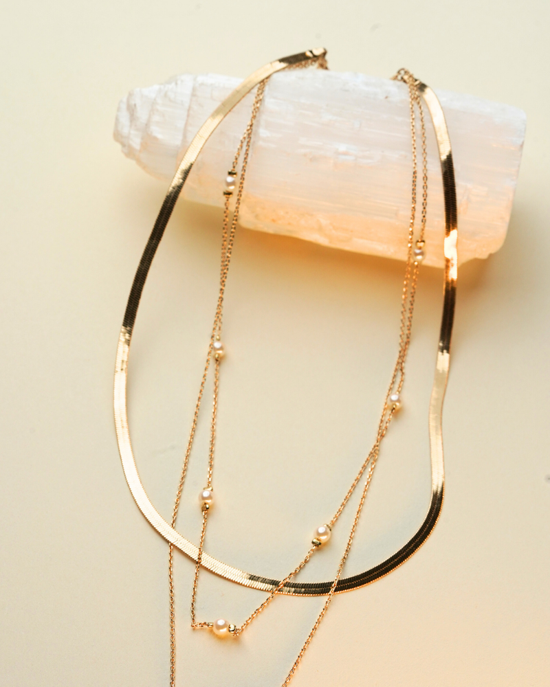 Perlita Necklace - Gold