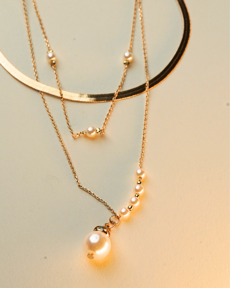 Perlita Necklace - Gold