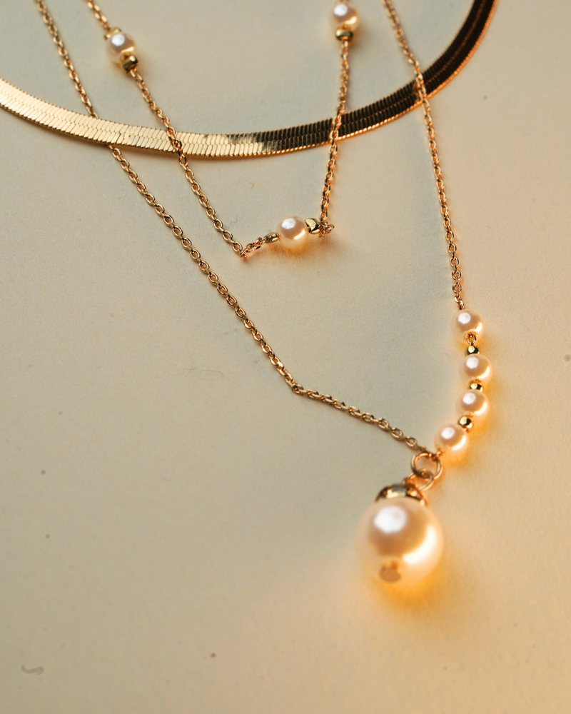 Perlita Necklace - Gold