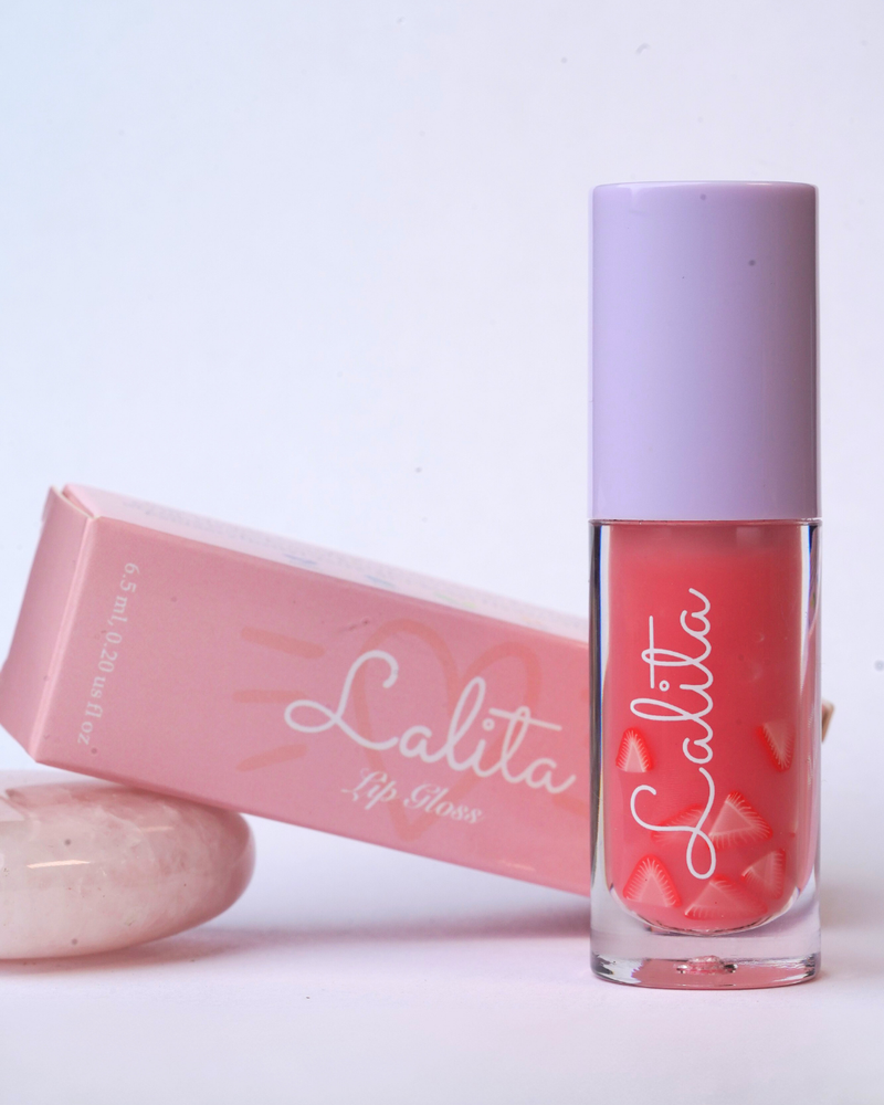 LALITABEAUTY Kiss Me Lip Gloss - Strawberry Kiwi Glitter