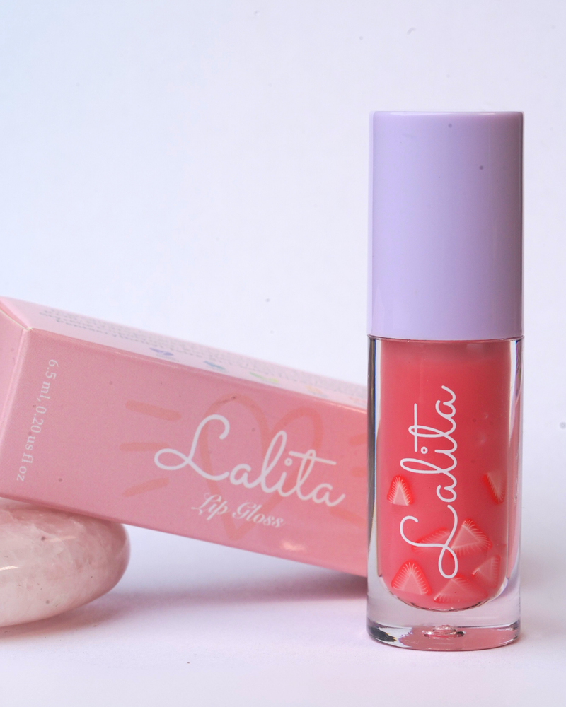 LALITABEAUTY Kiss Me Lip Gloss - Strawberry Kiwi Glitter