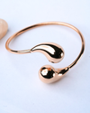 Chunky Drop Bracelet Rose Gold