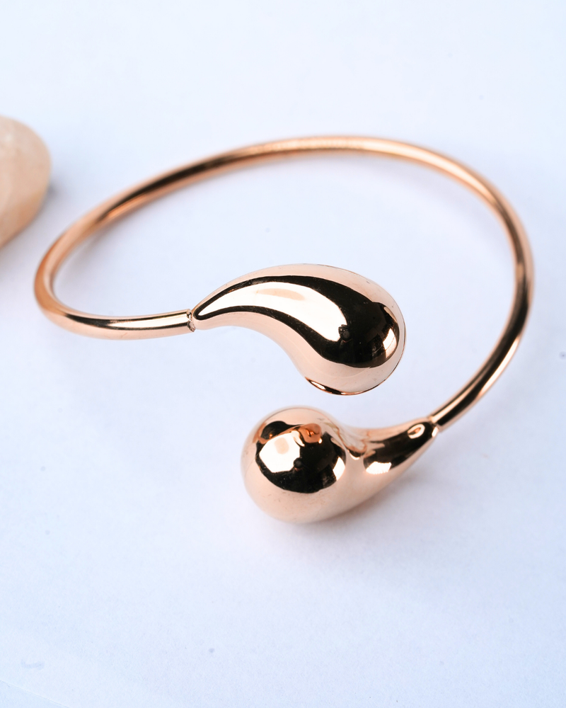 Chunky Drop Bracelet Rose Gold