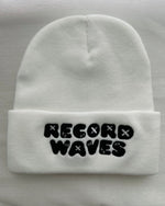 Record Waves Beanie - White