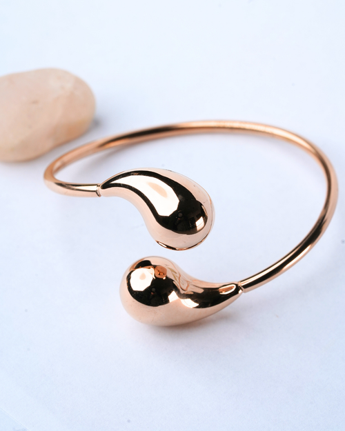 Chunky Drop Bracelet Rose Gold