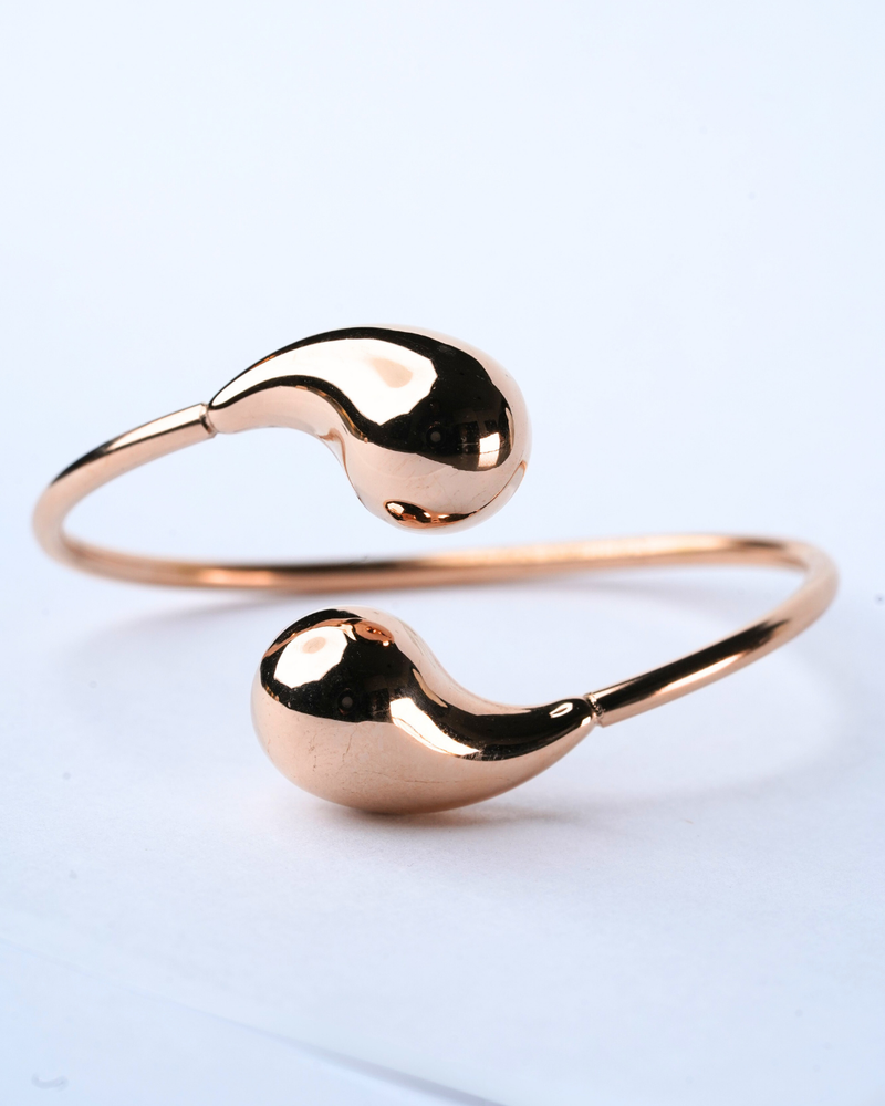 Chunky Drop Bracelet Rose Gold