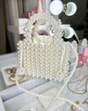 Pearl Baby Box Clutch Bag