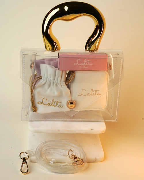 Transparent Queen Bag Gold