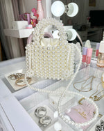 Pearl Baby Box Clutch Bag