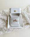 Pink Heart Ring - Gold/Pink