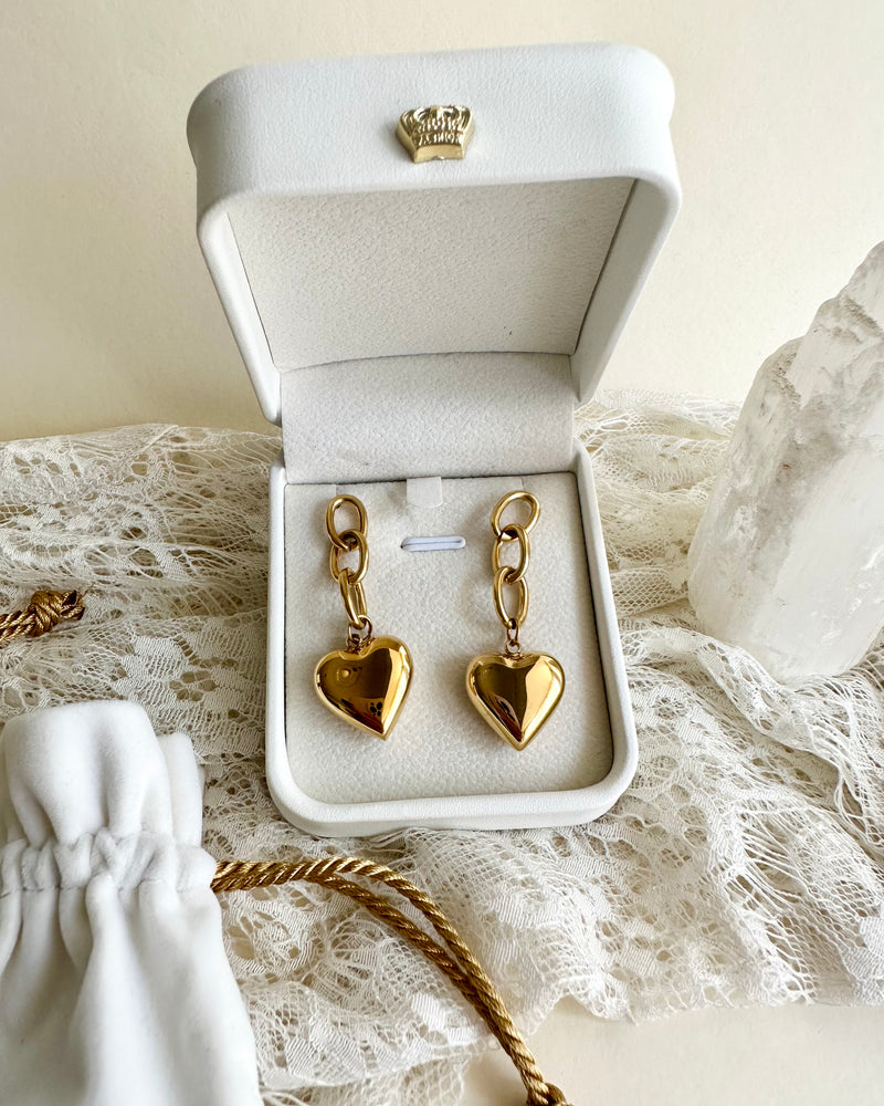 Love Drip Earrings - Gold