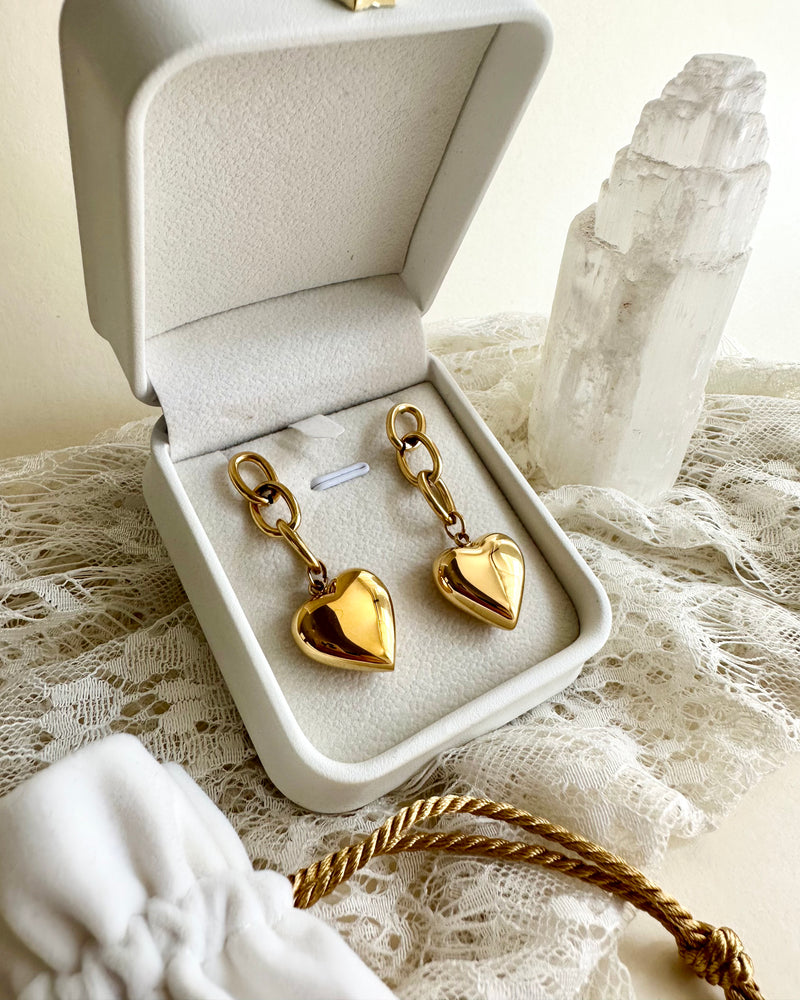 Love Drip Earrings - Gold