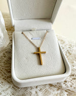 ‘Cross Necklace (gold)