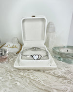 Two Hearts Bracelet Silver