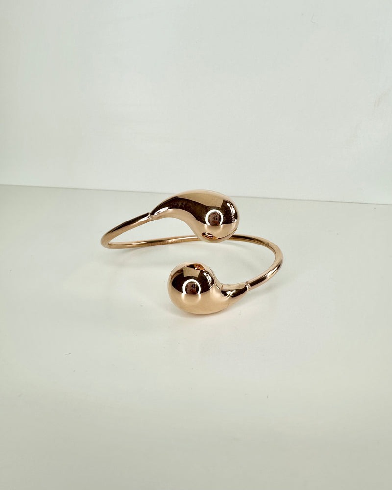 Chunky Drop Bracelet Rose Gold