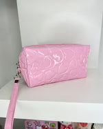 Pink Hearts Pouch Bag