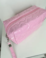 Pink Hearts Pouch Bag