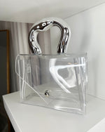 Transparent Queen Bag Silver