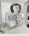 Transparent Queen Bag Silver